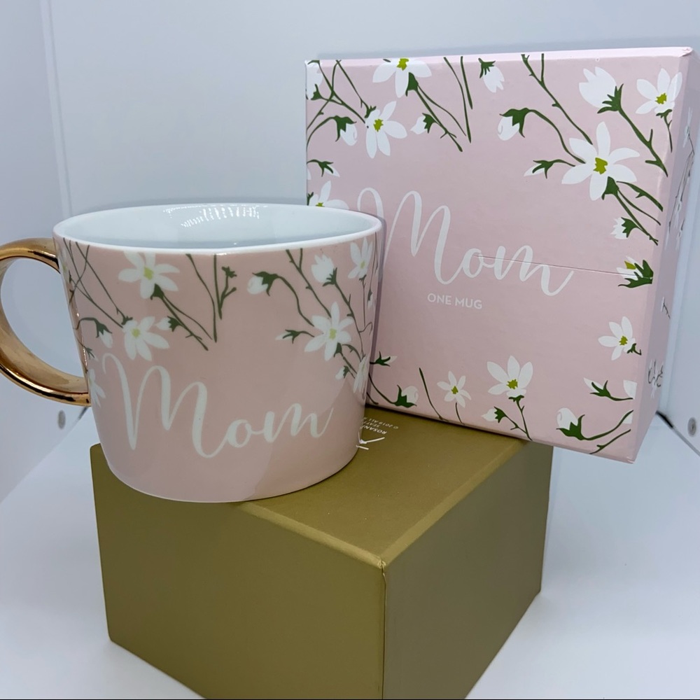 Mom Daisy Print Coffee Mug